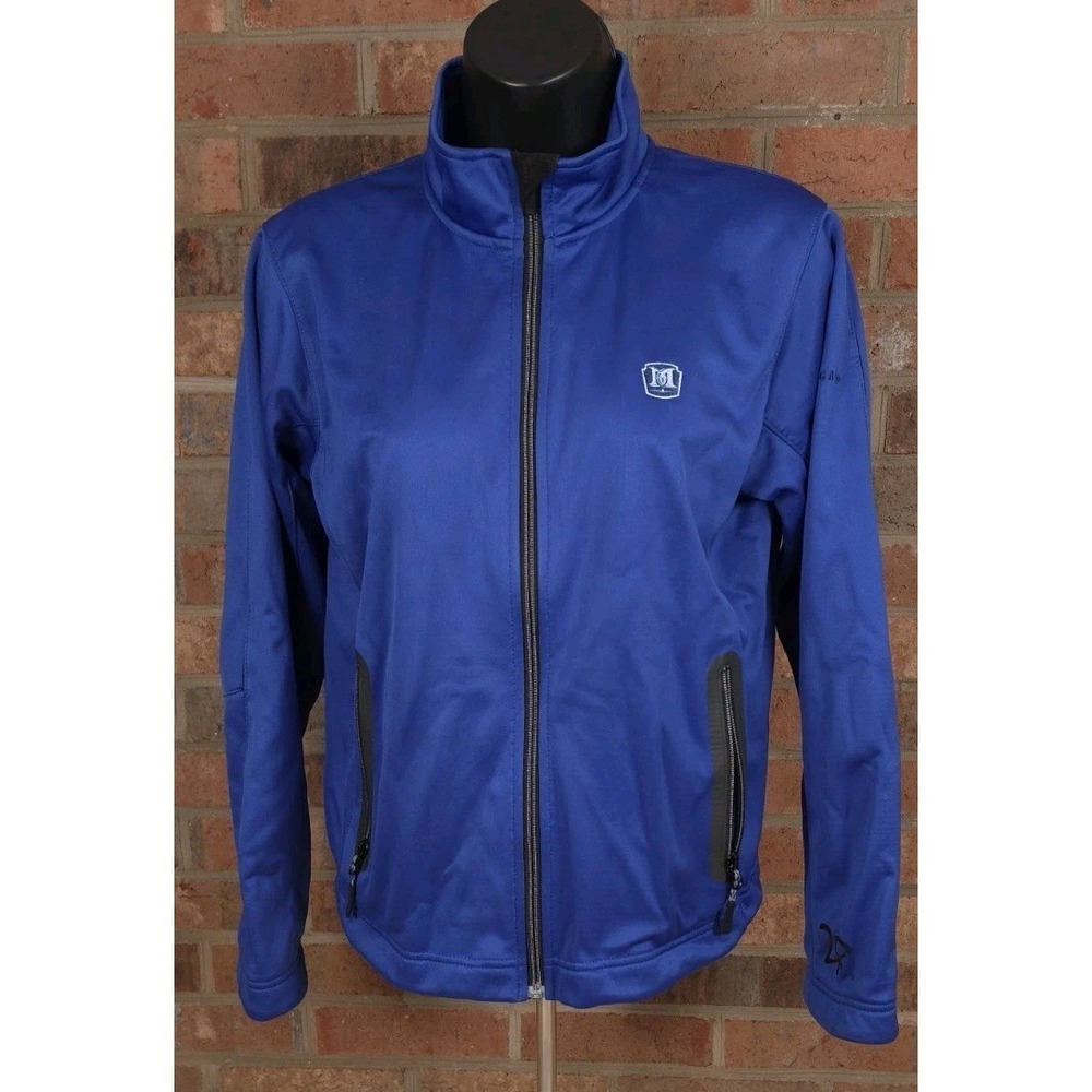 Zero Restriction Womens Tour Series Golf Jacket Small Full Zip Blue Martis Camp